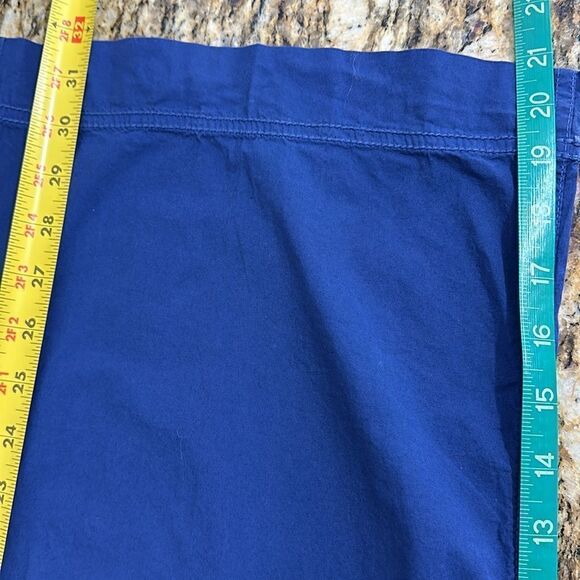 Fresh Produce Blue Cotton Blend Straight Leg Capri Size XL - Picture 7 of 8